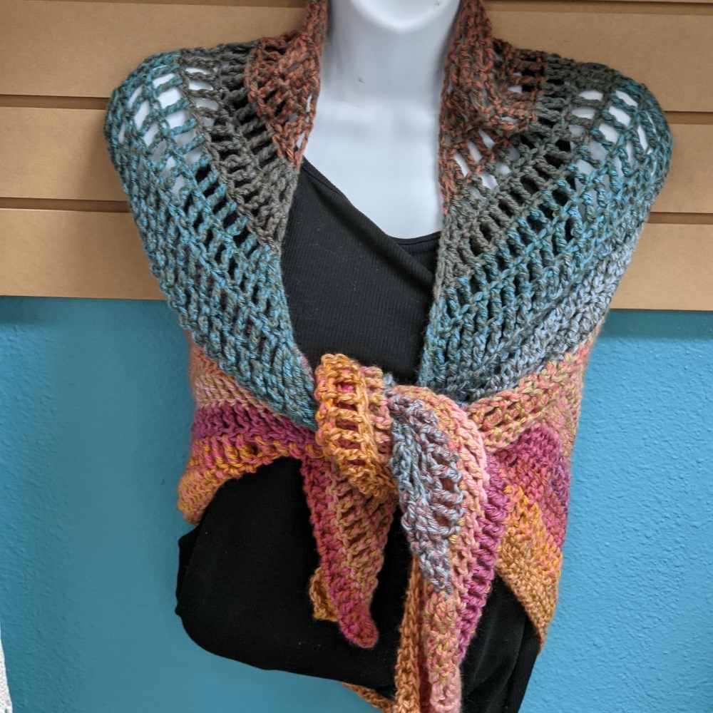 Crochet shawl
